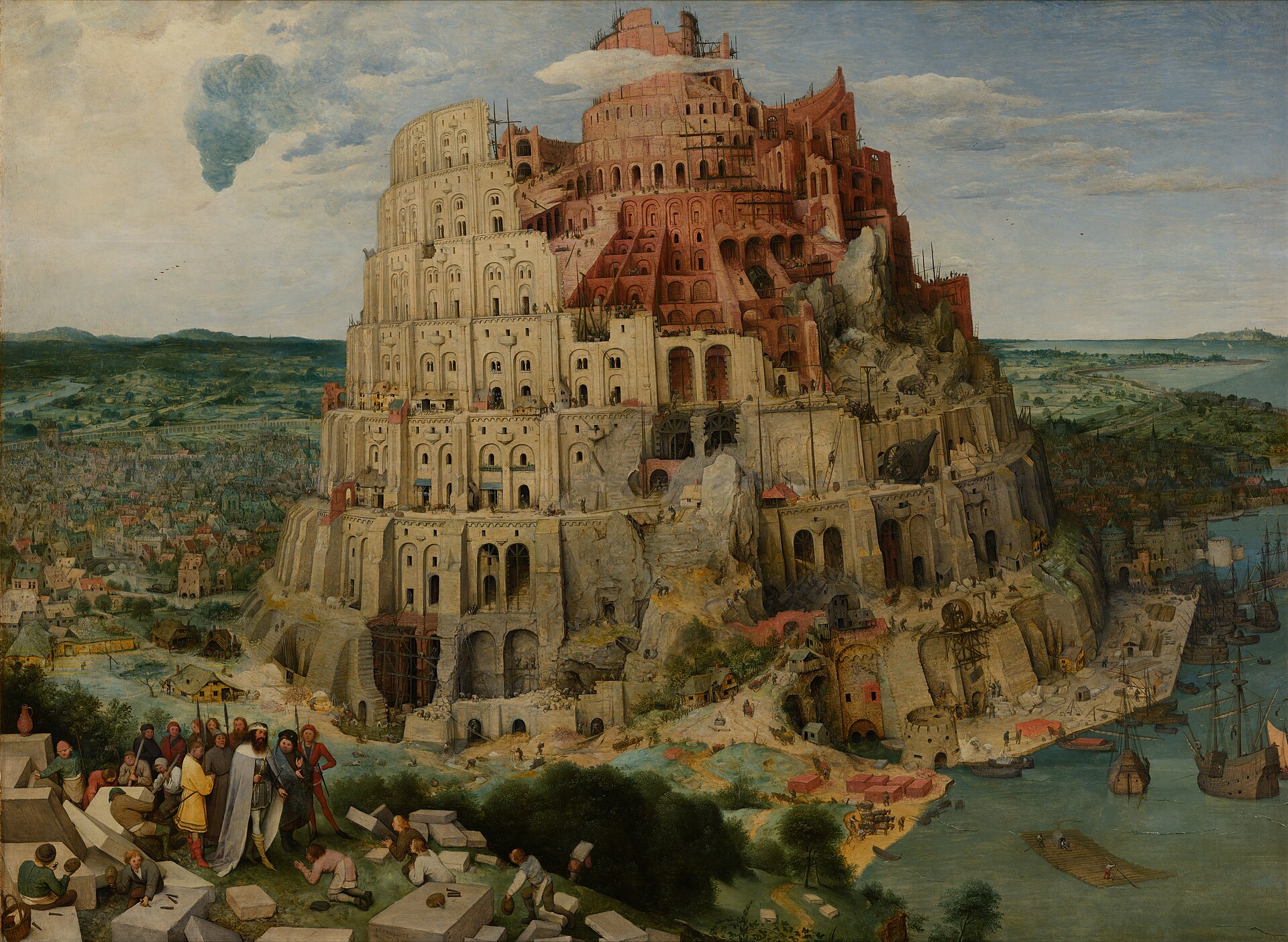 Tower of Babel Story for Kids illustration